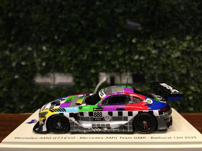 1/43 Spark Mercedes-AMG GT3 EVO #888 12H 2025 AS087【MGM】 | Yahoo拍賣