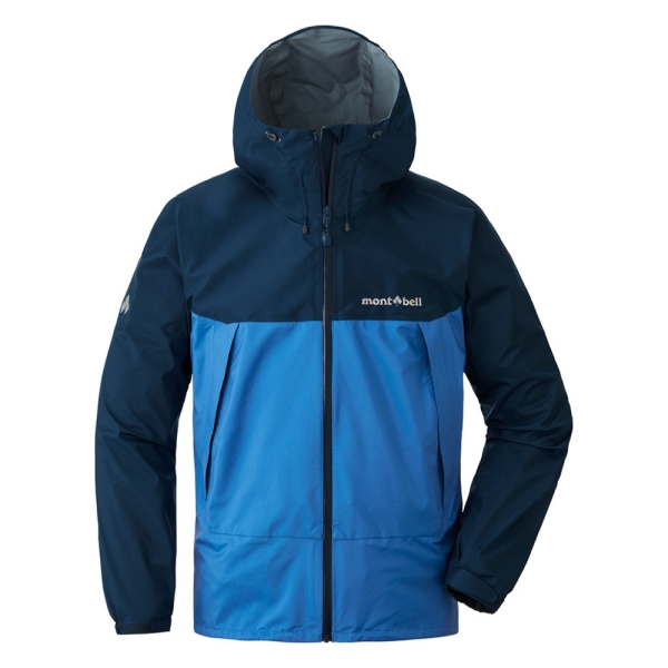 Mont-Bell 日本男THUNDER PASS 雨衣《海軍藍/雀藍》】1128635/連帽外套