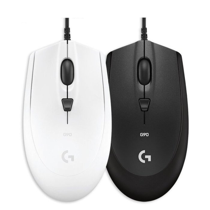 現貨 滑鼠羅技G90有線電競游戲機械鼠標絕地求生競絕地求生LOL/CF鼠標宏
