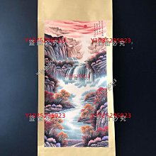 B【魏紫𤋮】山水，四尺純手繪作品，尺寸:202＊88cm左右，畫芯尺寸:130