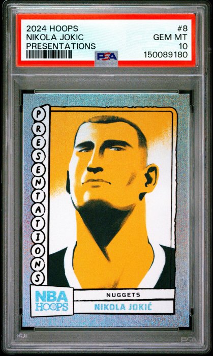 2024 Hoops Nikola Jokic Presentations 尼古拉約基奇 約老師 小丑 PSA10
