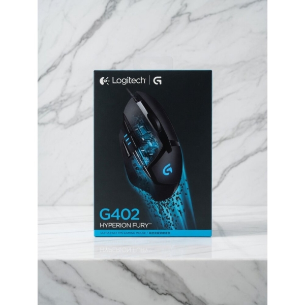 羅技 G304 LIGHTSPEED (黑) 無線滑鼠/G402 Hyperion Fury (黑)有線滑鼠