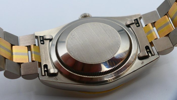 【美好時光】罕見型號勞力士ROLEX 18239BIC稀有三色金版本!全原裝超美品單錶一只RSC洗油保養完成( 18238 18239參考)