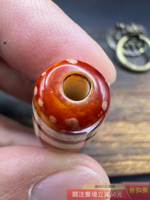 天珠藏區回流至純系列老一代龍鱗鳳血六瓣蓮花虎牙天珠老料羊肚石瑪瑙