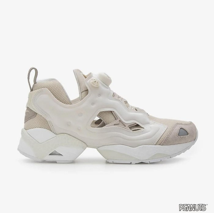 R'代購PEANUTS 史努比Reebok instaPump Fury Pump 95 白奶油奶茶