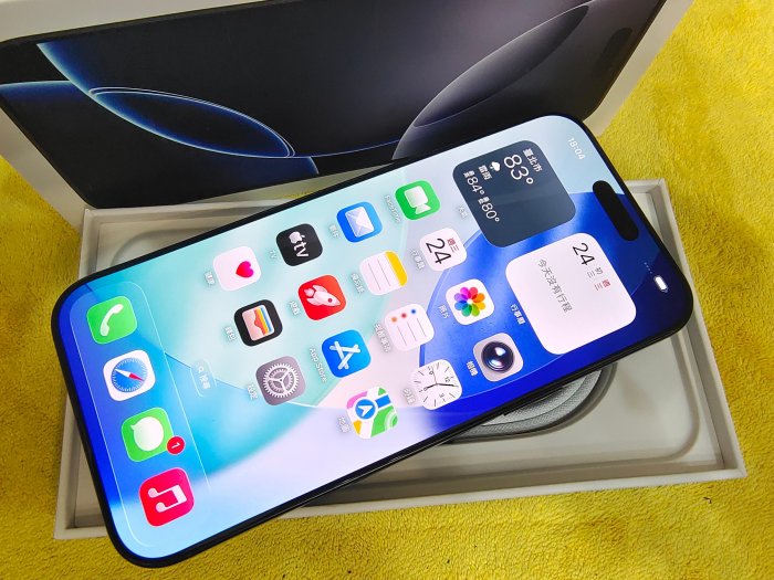 台灣Apple二手機 保固2025/11/17 黑色 iPhone 16 Pro Max 256G 聯翔通訊※換機優先