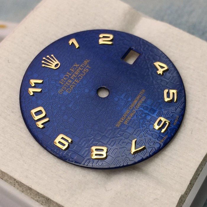 ROLEX 原裝藍色電腦紀念面盤 date just ()16013,16018,16233,16203,16253,16263.116233