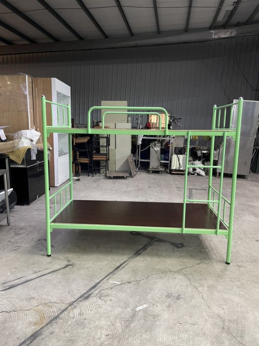 新品 - 三尺上下舖鐵床 雙層床 員工宿舍床架 組合床 220924914 [年強二手傢俱]