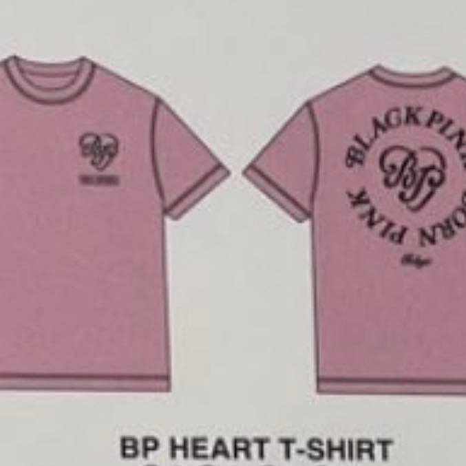 BLACKPINK x VERDY 聯名款BP HEART T-SHIRT BORN PINK TOKYO