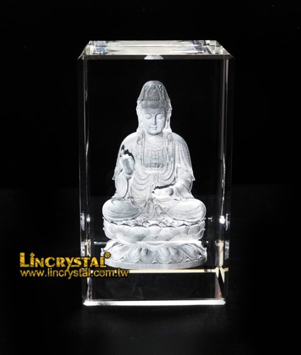 3D內雕水晶觀世音菩薩觀音大士觀音結緣品感恩品福利品出清| Yahoo拍賣