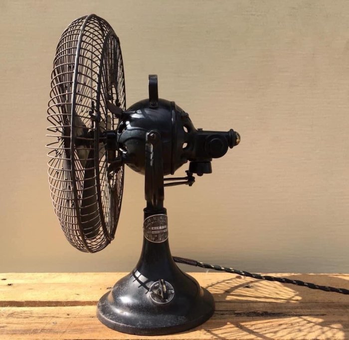 1928年昭和3年Kawasaki 日本川崎第一代電風扇| Yahoo拍賣