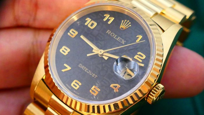 【美好時光】ROLEX勞力士16238全金DJ罕見黑色電腦面！超帥霸氣的黑金配！ （ 18038 18238參考）