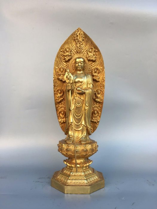 佛像古董，「大明宣德年製」在銘，高2⃣️9⃣️cm，重3800克