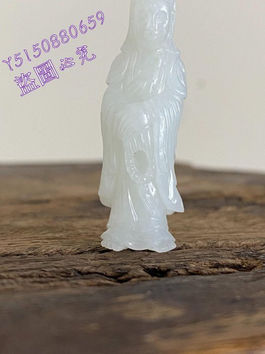 清和田白玉觀音佩明清玉器老和田玉白玉觀音造像古玉老玉白玉佛像