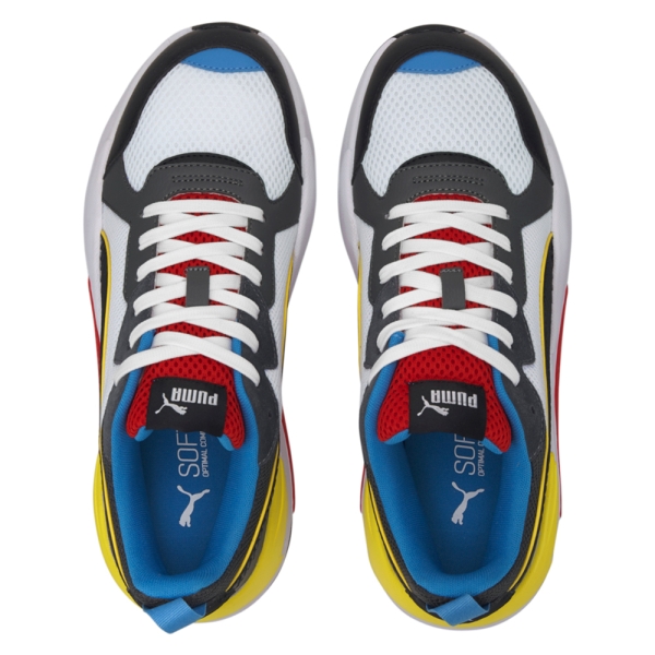 PUMA X-Ray 男鞋慢跑休閒網布拼接黑白黃【運動世界】37260203 | 休閒鞋| Yahoo購物中心