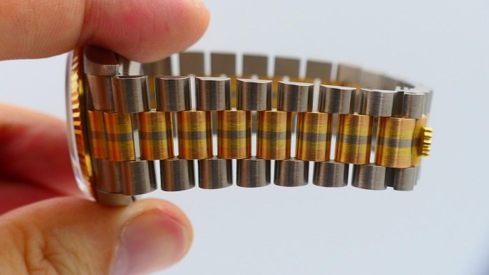 【美好時光】罕見型號勞力士ROLEX 18239BIC稀有三色金版本!全原裝超美品單錶一只RSC洗油保養完成( 18238 18239參考)