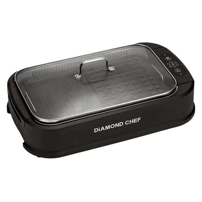 【信源】(中秋烤肉)DIAMOND CHEF 吸煙油切不沾電烤盤 EL18023-10100