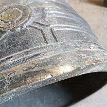 日本的古董大正昭和早期老銅鐘古鐘梵鐘佛教寺廟祈福鐘，特大型，厚重