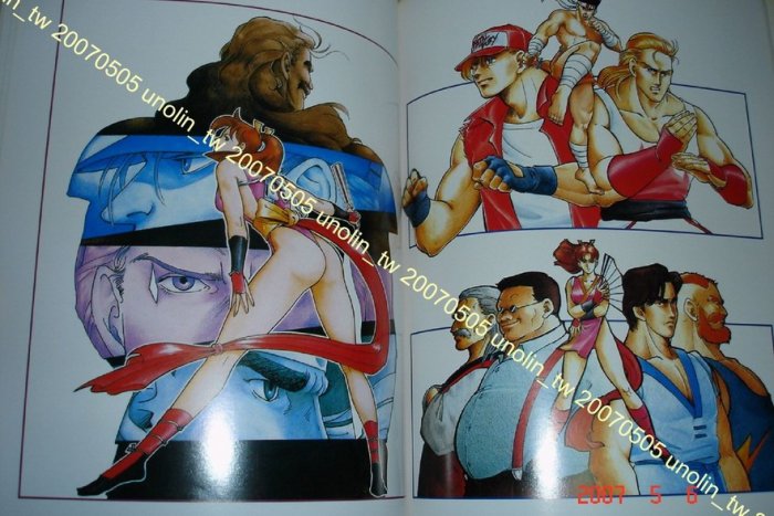 SNK 画集V.1，ART OF SNK WORLD】日本原版動漫畫冊畫集，餓狼傳說格鬥