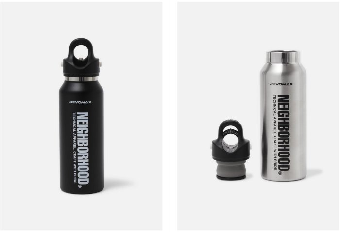 NEIGHBORHOOD NH X REVOMAX . VACUUM INSULATED BOTTLE 12OZ SLIM 真空