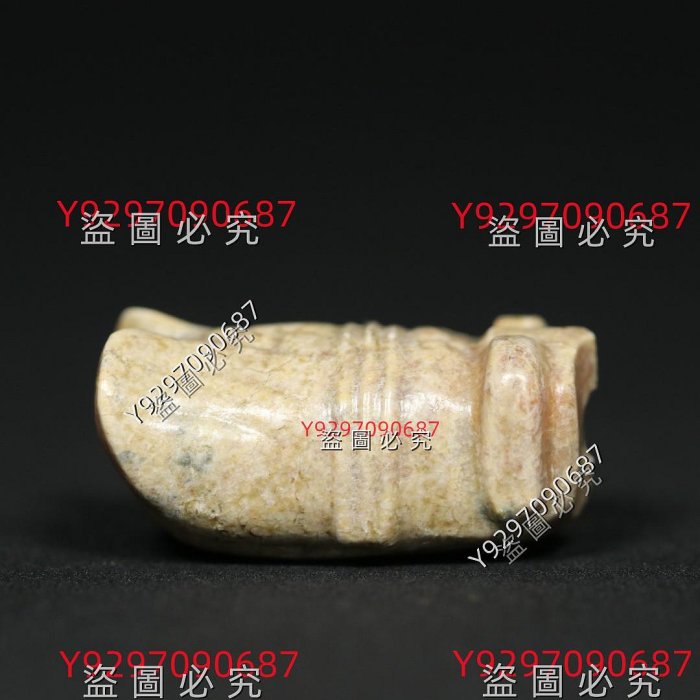 石家河文化老和田玉【玉蟬】掛件，雕工精湛，玉質細膩，包漿老道，細節