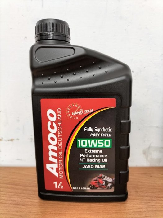 卡油王 Amoco 10w50 10W-50 NANO POLY Ester 奈米多元酯類 競技級機車