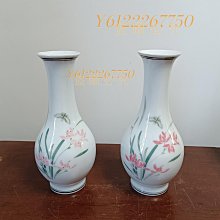 70～80年代醴陵群力制造釉下彩花瓶原生態傳世完整品相如圖可二手【梨落