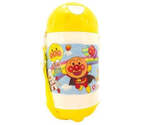 愛買JAPAN❤日本直送 麵包超人 彈跳式塑膠吸管水壺 480ml 保冷水壺（大） 現貨