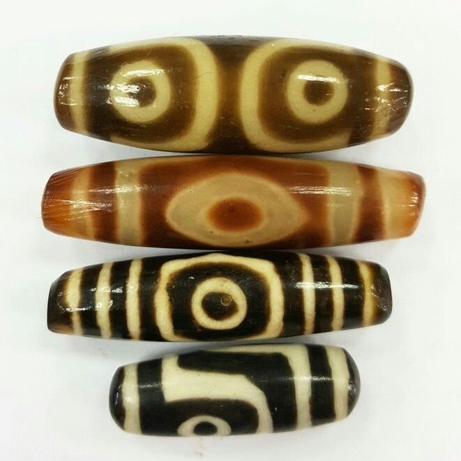 九眼天珠 風化紋 s703 老天珠 天眼石 嚴選風化裂紋九眼天珠，品相獨特適合收藏家- 九眼天珠千年天珠風化天珠