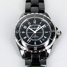 【一元起標】CHANEL香奈兒(38mm) J12-H0685-自動上鍊機械腕錶(附盒單)