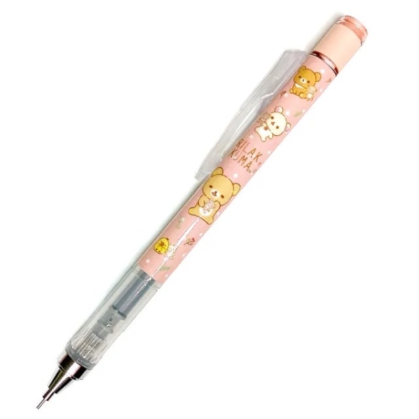 【震撼精品百貨】Rilakkuma San-X 拉拉熊懶懶熊~拉拉熊 搖搖自動鉛筆 0.5mm MONO-粉紅女孩*79150