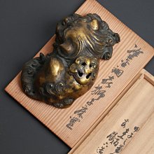 日本香爐獅香爐香薰爐藏六日本銅香爐二世秦藏六造塗金36 | Yahoo拍賣