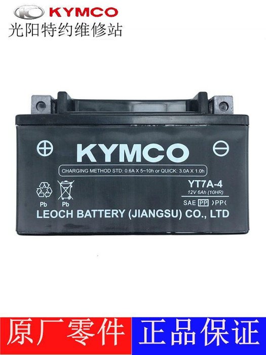 光陽原廠勁麗鋒麗動麗豪邁110 125電噴版免加水電瓶電池TX7A-BS