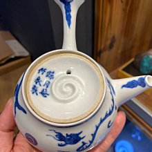 夢工房】初代 三浦 竹泉 造 模古 青華 篠線 筒茶碗 二