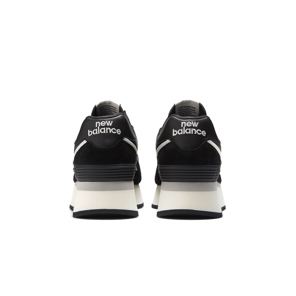 NEW BALANCE 574 女麂皮厚底增高穿搭休閒WL574ZAB 黑| 休閒鞋| Yahoo