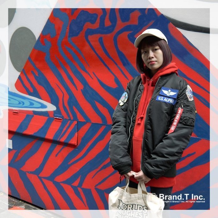 【Brand T】日版 ALPHA INDUSTRIES SAC MA-1 TIGHT*黑色*貼布*飛行外套*空軍外套