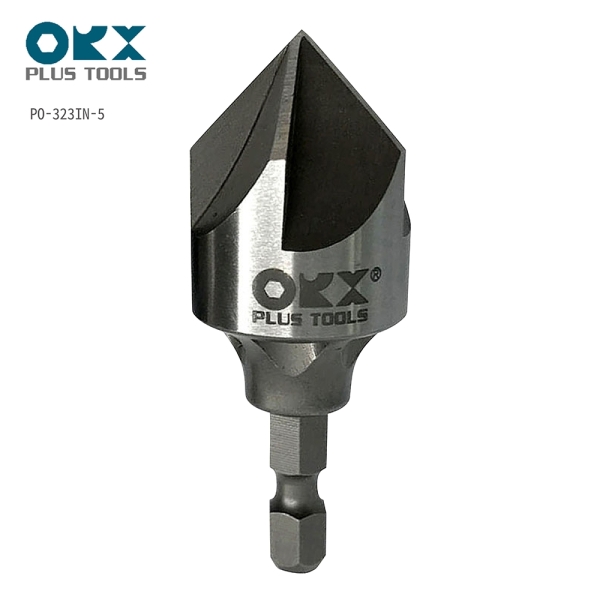 台灣製ORX【螺絲五刃內倒角器3-23mm / PO-323IN-5】不鏽鋼白鐵鋼板除毛