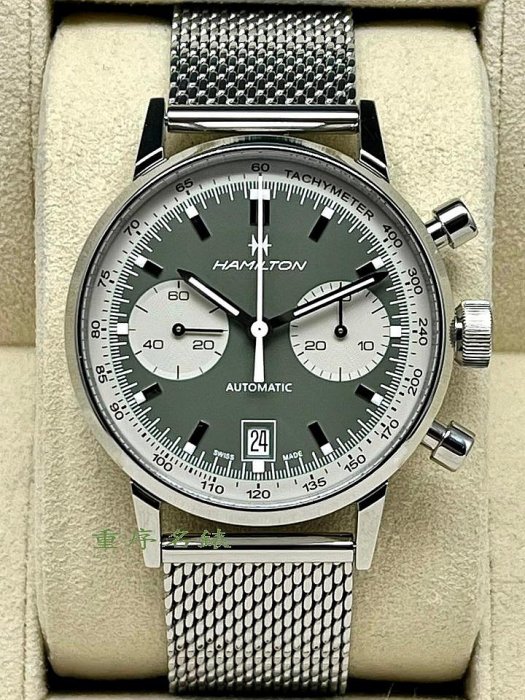 重序名錶 2023年 HAMILTON 漢米爾頓 AMERICAN CLASSIC 美國經典系列 自動上鍊計時腕錶