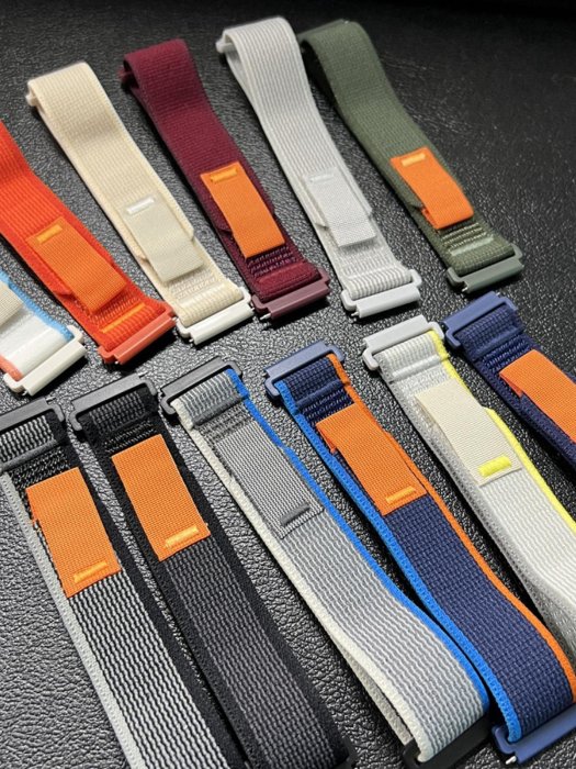 替換錶帶#佳明Garmin Venu SQ SQ2手錶運動尼龍野徑錶帶魔術貼秋冬腕帶