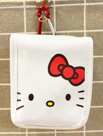 【震撼精品百貨】凱蒂貓 Hello Kitty~日本SANRIO三麗鷗 KITTY小物收納包-白*76394