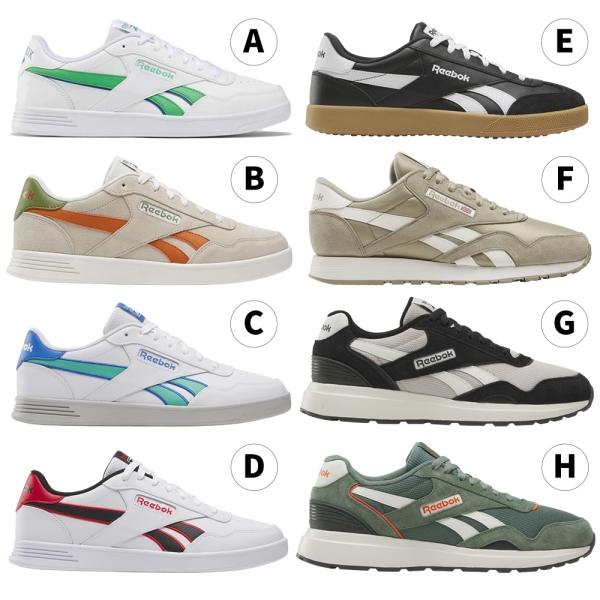 【下殺】Reebok 男鞋 休閒鞋 100074276/100202592/100202580/100202579/100208246/100205112/100201492/100201235