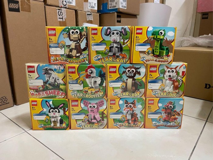 樂高 lego LEGO 40148 40207 40234 40707 40186 40355 40611共11盒