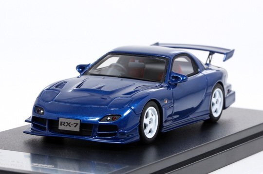 秉田屋】現貨Hi-Story Mazda RX-7 FD3S Mazdaspeed R-Spec 藍1/43