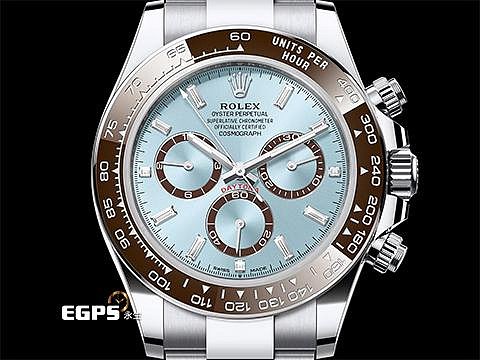 【永生流當品】2025年 ROLEX 勞力士 Daytona 126506 950鉑金材質 原廠鑲鑽冰藍色錶面 SRI6506