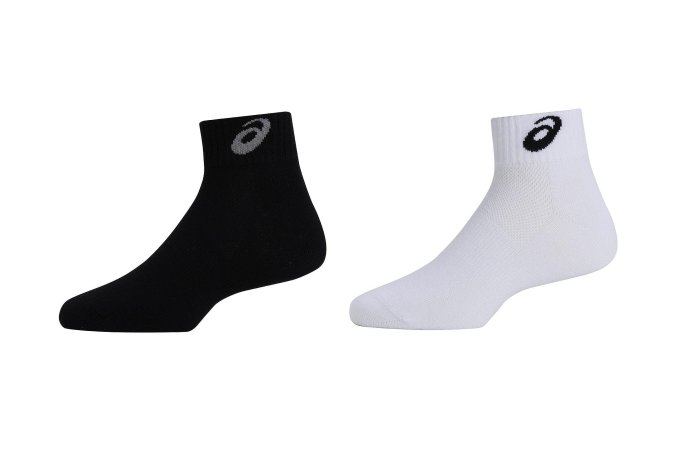 【曼森體育】ASICS 亞瑟士 短筒襪 男女中性款 訓練配件 3033B378 厚底 兩色