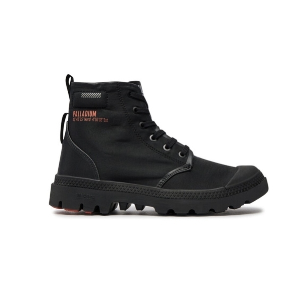PALLADIUM 休閒鞋 PAMPA LITE+ HI 特務黑 輕量 高筒靴 男女 79102-008
