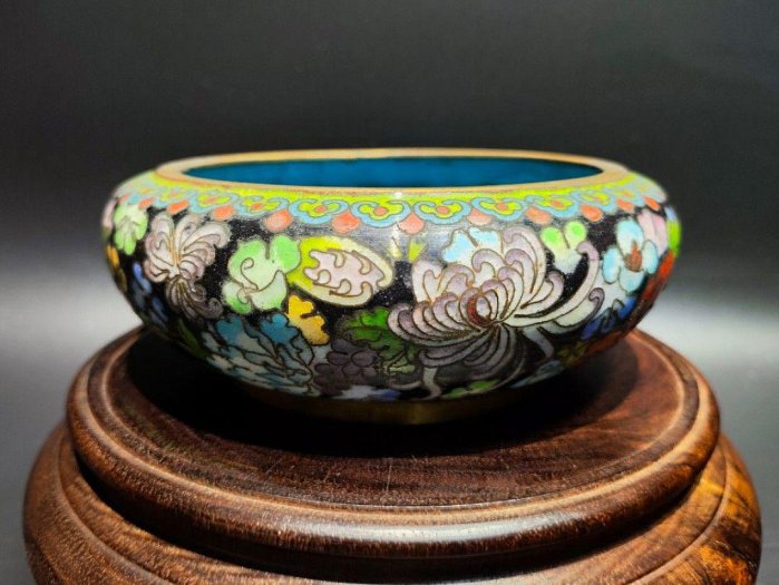 景泰蓝 銅胎掐絲琺瑯 年代物 骨董品 4ec20be6-cf43-43dc-9a9c-