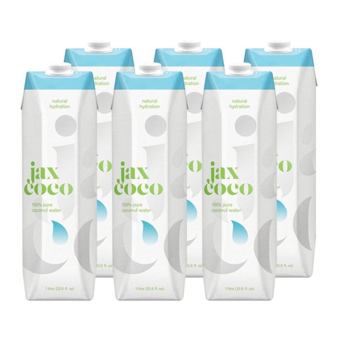 💓好市多代購/可協助售後/貴了退雙倍💓 Jax CoCo 純天然青椰子水 1公升 X 6入
