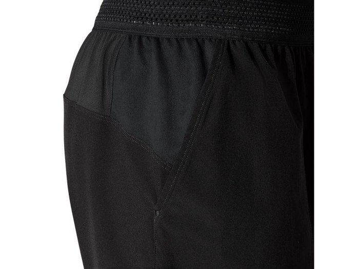 【曼森體育】ASICS 亞瑟士 7吋平織 短褲 男款 ACTIMOTION 海外版 網球短褲 黑