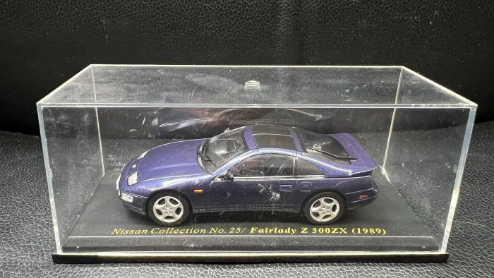 1989年日產Fairlady Z 300ZX合金車模，原裝展示盒附送，漆面細膩如初